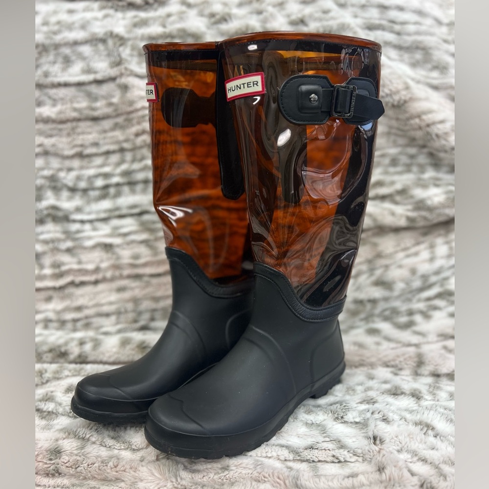 Clear Hunter Rain Boots